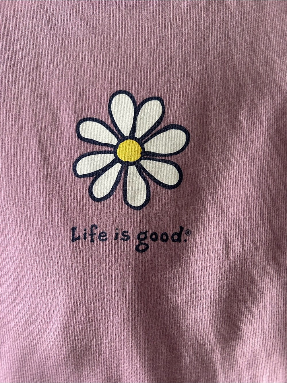 Life is Good short sleeved tshirt, lavender, M - Picture 3 of 5